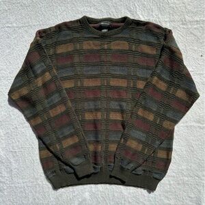 Vintage Marc Edwards textured knit sweater in size XL✨